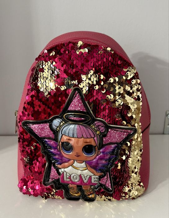 Okazja! Plecak LOL dla dziewczynki błyszczący