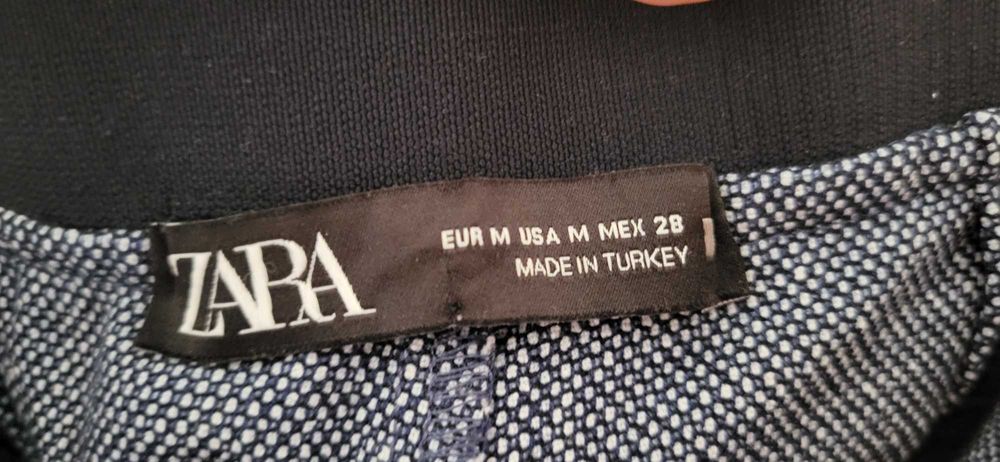 Calças Zara azuis / cinzentas