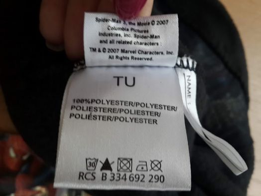 TU. Флисовая шапка Человек паук