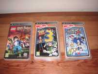 Jogo PSP PlayStation Portabl Harry Potter, Toy Story 3, Sonic Rivals 2