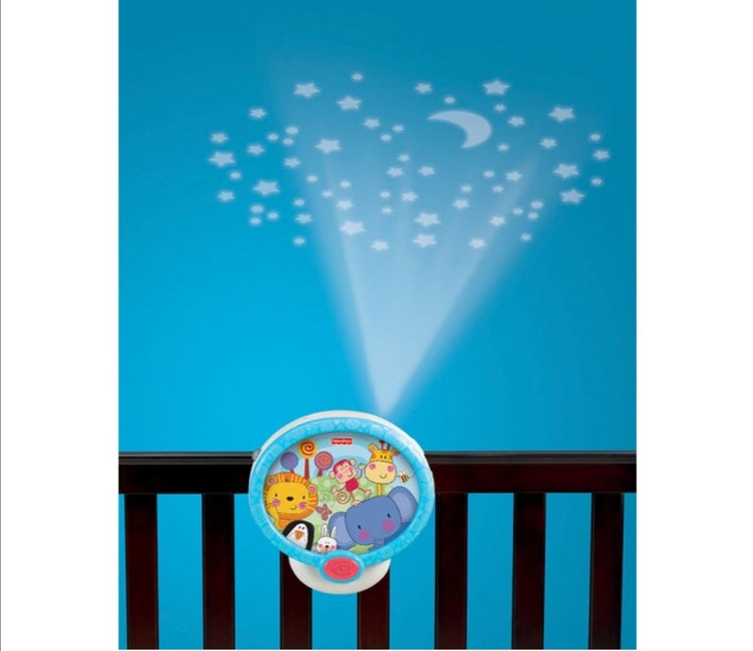 Karuzela z projektorem i pilotem , Fisher Price, stan bdb