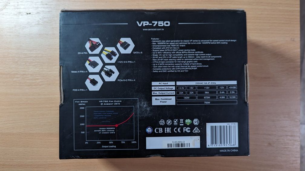 Aerocool vp-750w