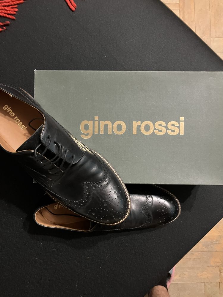 Броги gino rossi, туфли , ботинки , винтаж