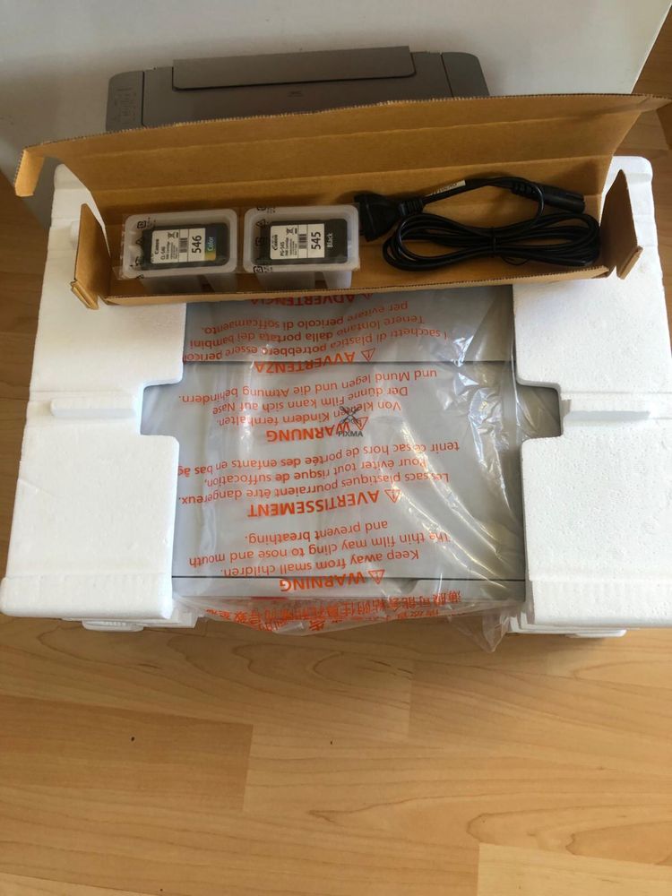 Nowa Drukarka Canon Pixma MG2450 komplet oryginalnych tuszy