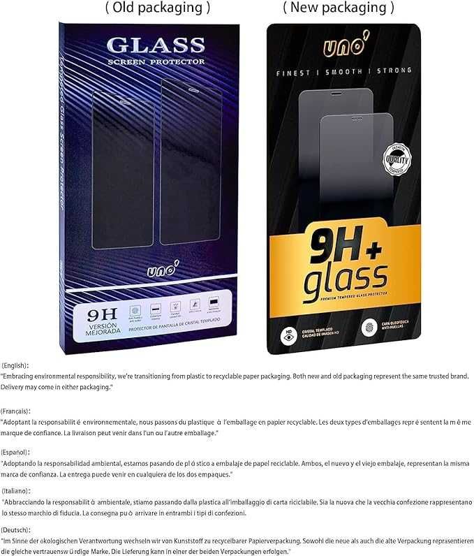 Szkło hartowane 9H do iPhone 11/XR (6,1 cala), 2szt nowe