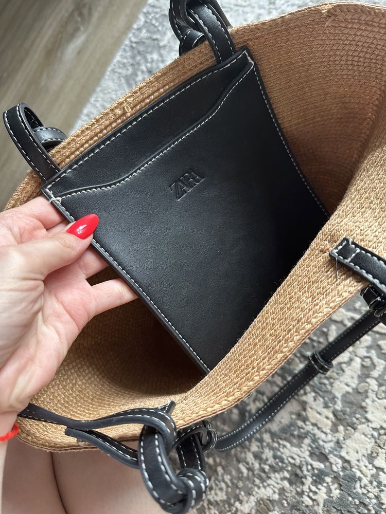 Плетена сумка Zara