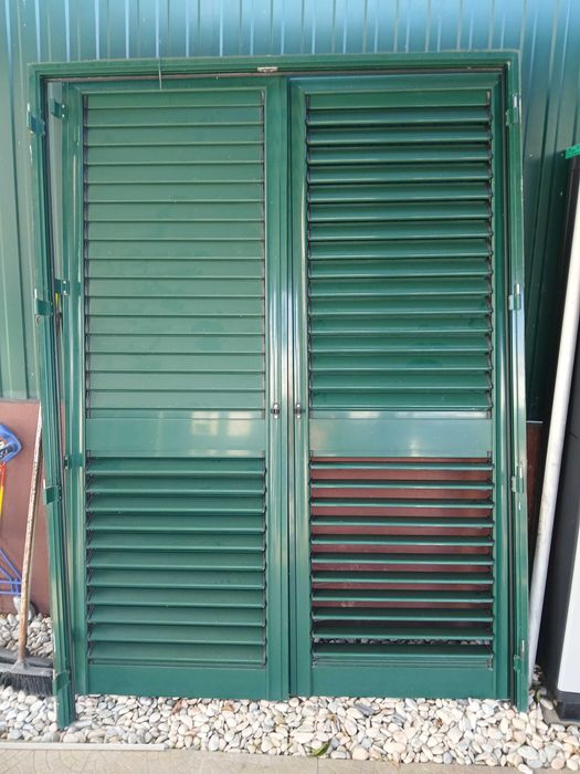 Conjundo Portadas Verdes Portas /Janelas