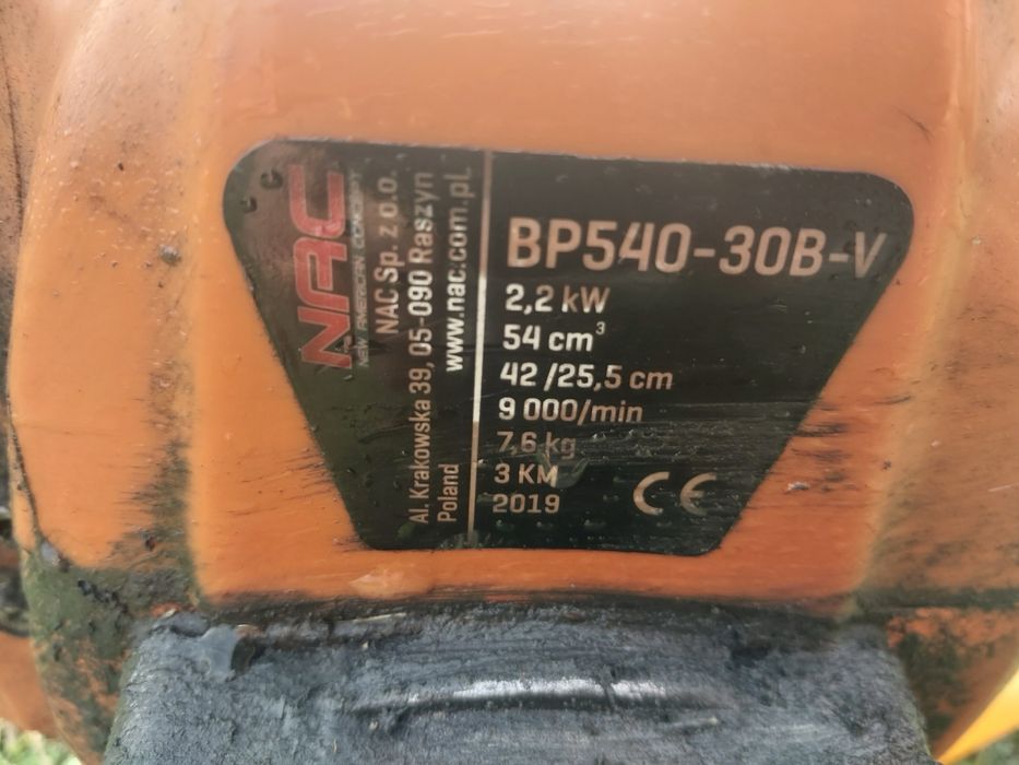 Kosa spalinowa NAC BP540-30B-V 2.2kW 7.2kg