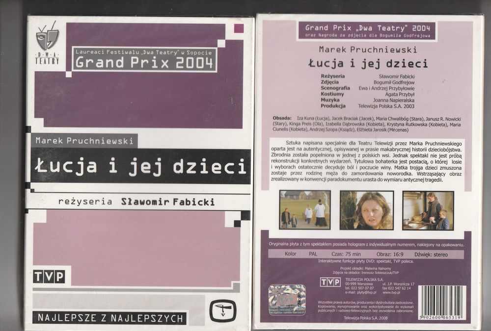 Film Grand Prix 2004 Łucja i jej dzieci DVD