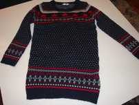 bluza super ciepłe 140 i getry białe ciepłe