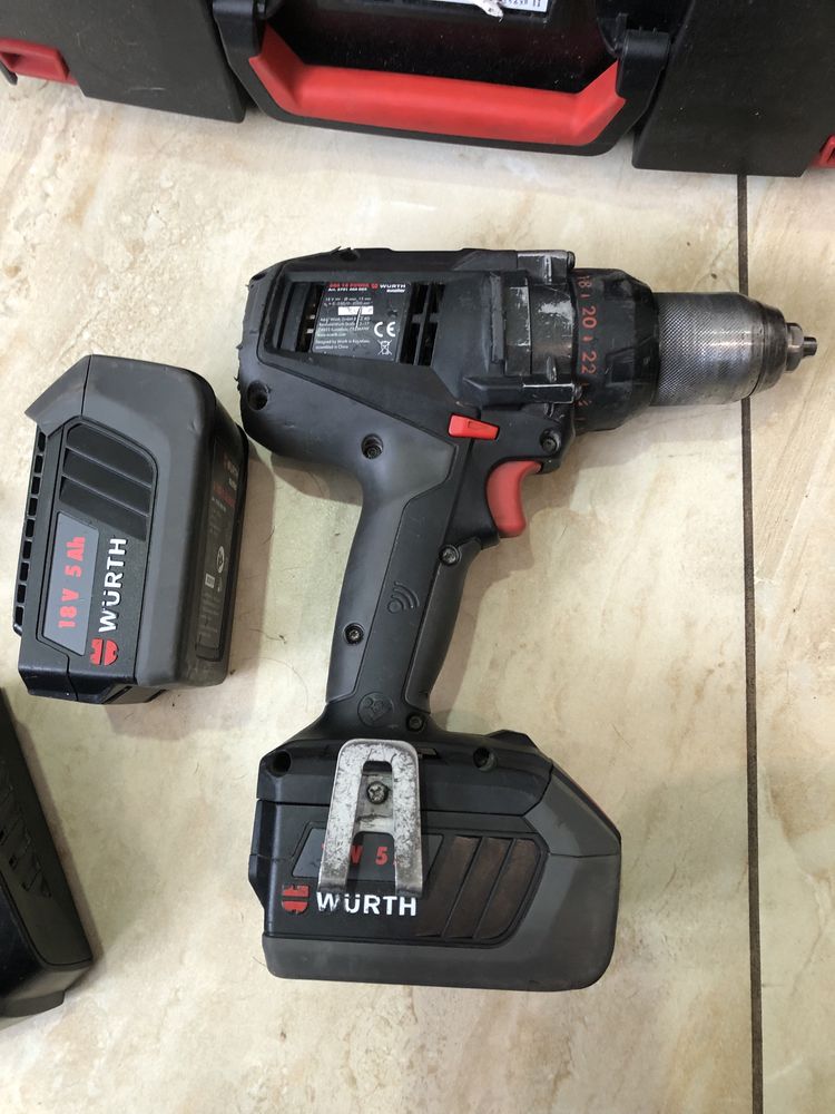 Безщітковий Акум.шуруповерт Würth ABS 18 Power