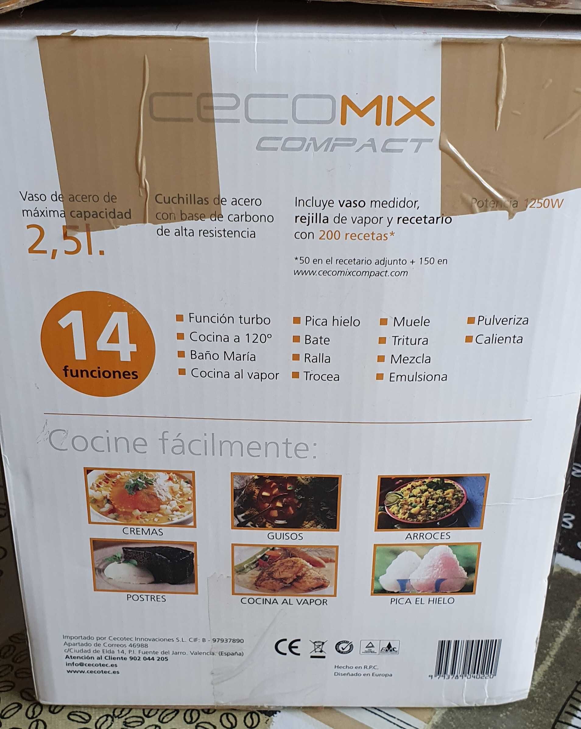 Кухонный робот Cecotec Cecomix compact 1250w