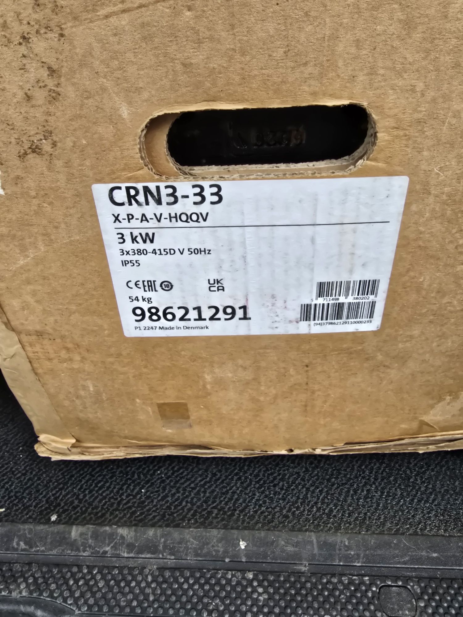 Pompy Grundfos crn 3-36, 3-33