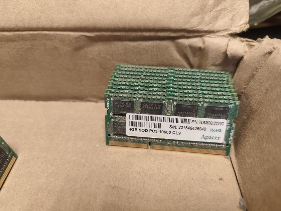 ОЗУ пам"ять So-Dimm DDR3 4Gb 1333-1600 1,35V-1,5V Apacer Orig. 100грн