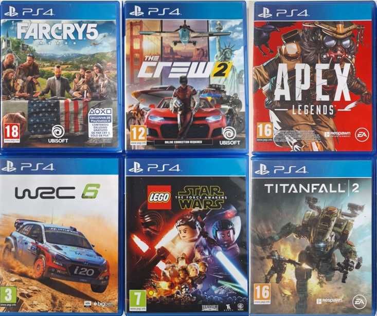 Vendo Pacote de 6 Jogos PS4
