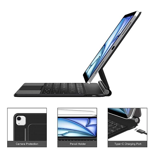 Tech-Protect Smartcase Magnetic + Keyboard Ipad Air 10.9" 4 / 5 / 2020