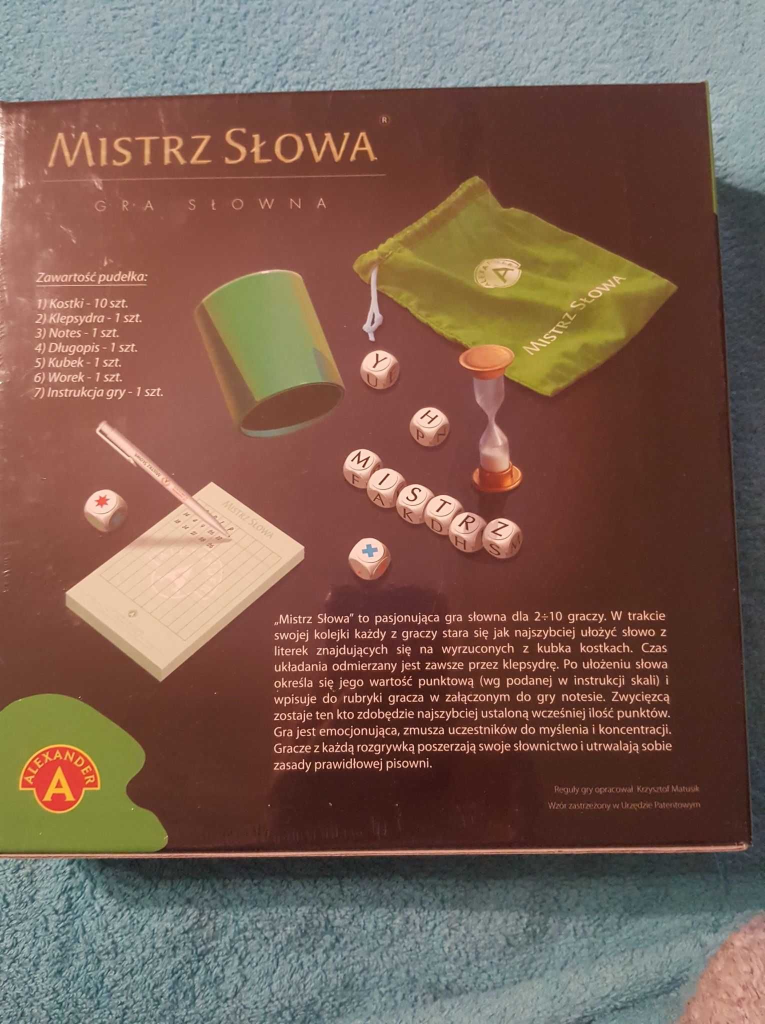 "Mistrz słowa" ala scrabble Gra słowna Od Alexander