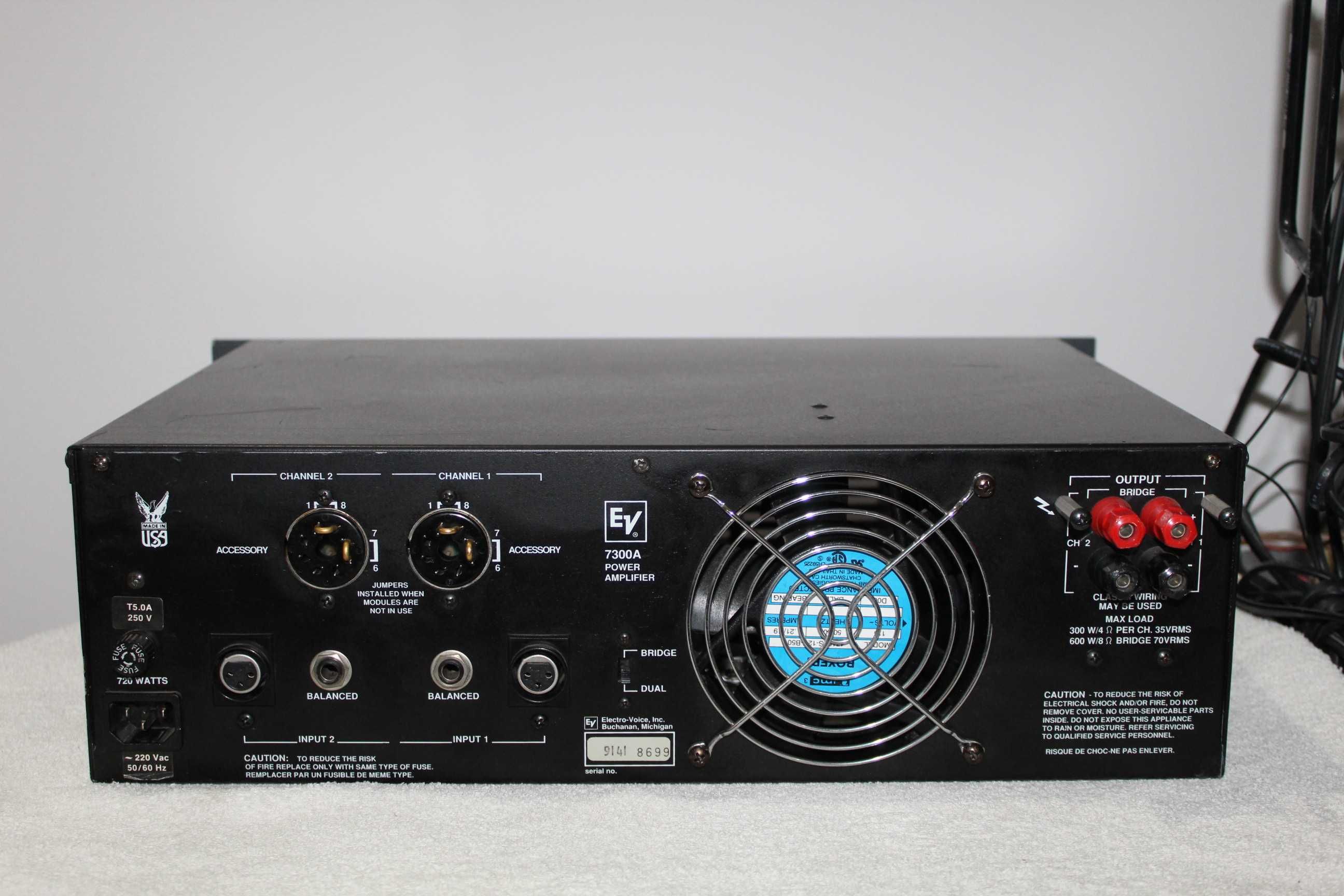 EV 7300A Wzmacniacz końcówka mocy Made in USA Wysyłka