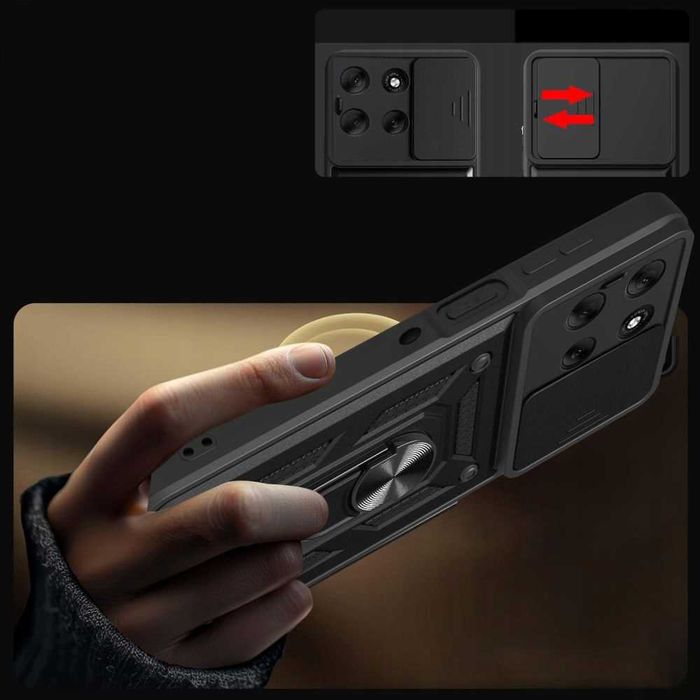 Plecki Tech-protect do Motorola Moto G56 czarny