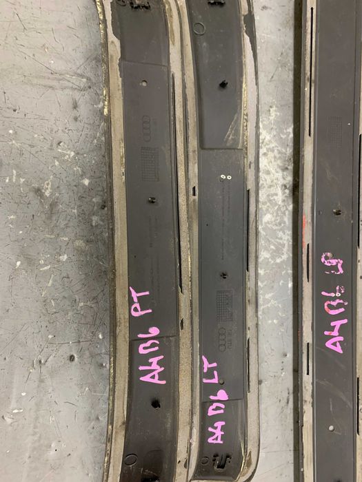 Audi A4 B6 B7 Sedan Avant Listwy Progowe Progu S-LINE Nakładki Komplet