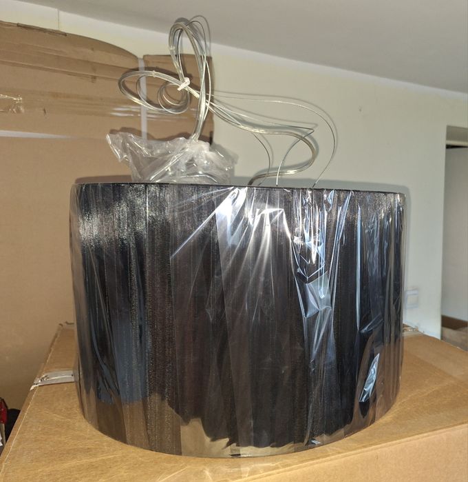 Lampa Azzardo Sydney czarna z kryształkami