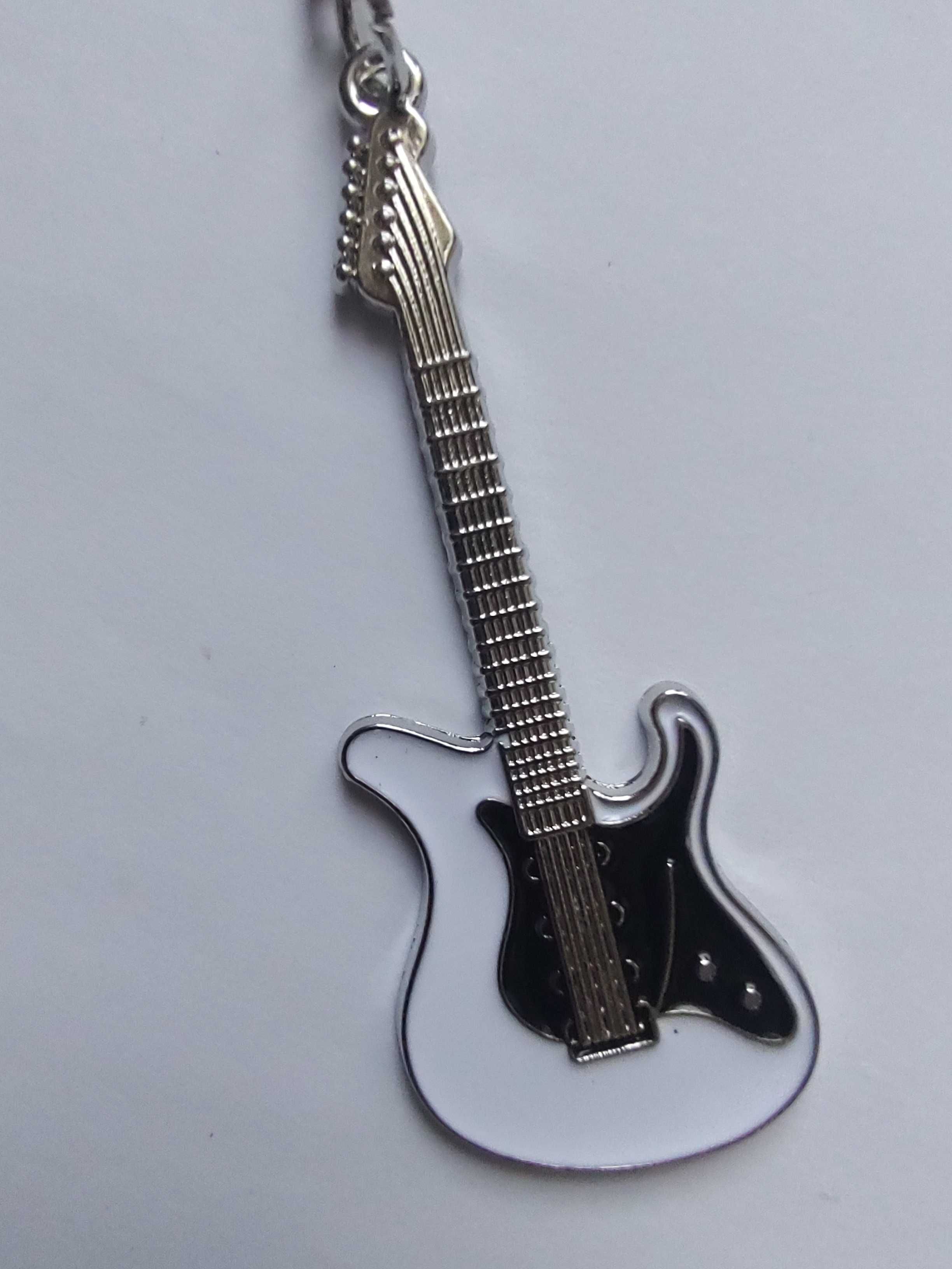 Brelok gitara elektryczna,rock,metal, prezent Walentynki