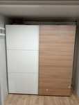 Szafa przesuwna BRW 200x220x62 drzwi przesuwne szafa i półki