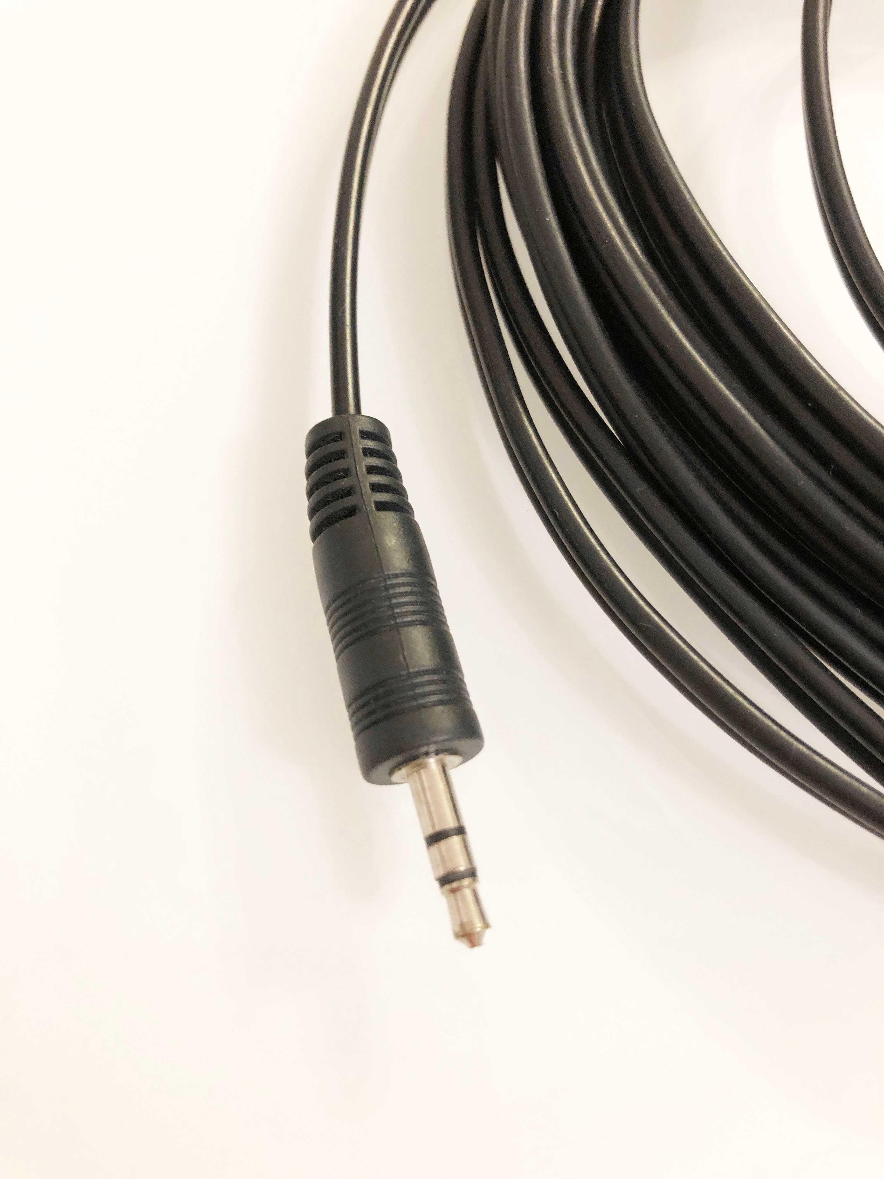 Kabel JACK 3.5 mm - 2 x RCA cinch | długość kabla 5m | jak NOWY