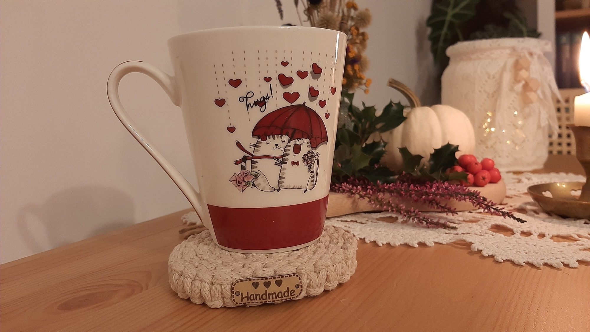 Kwietnik makrama sznurek pleciony 5mm 100% bawełna *handmade*boho