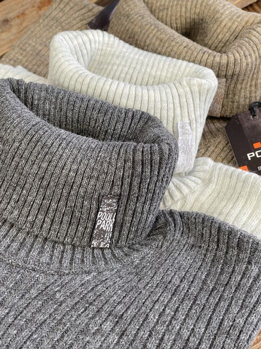 Гольф Чоловічий гольф Водолазка Однотонний гольф