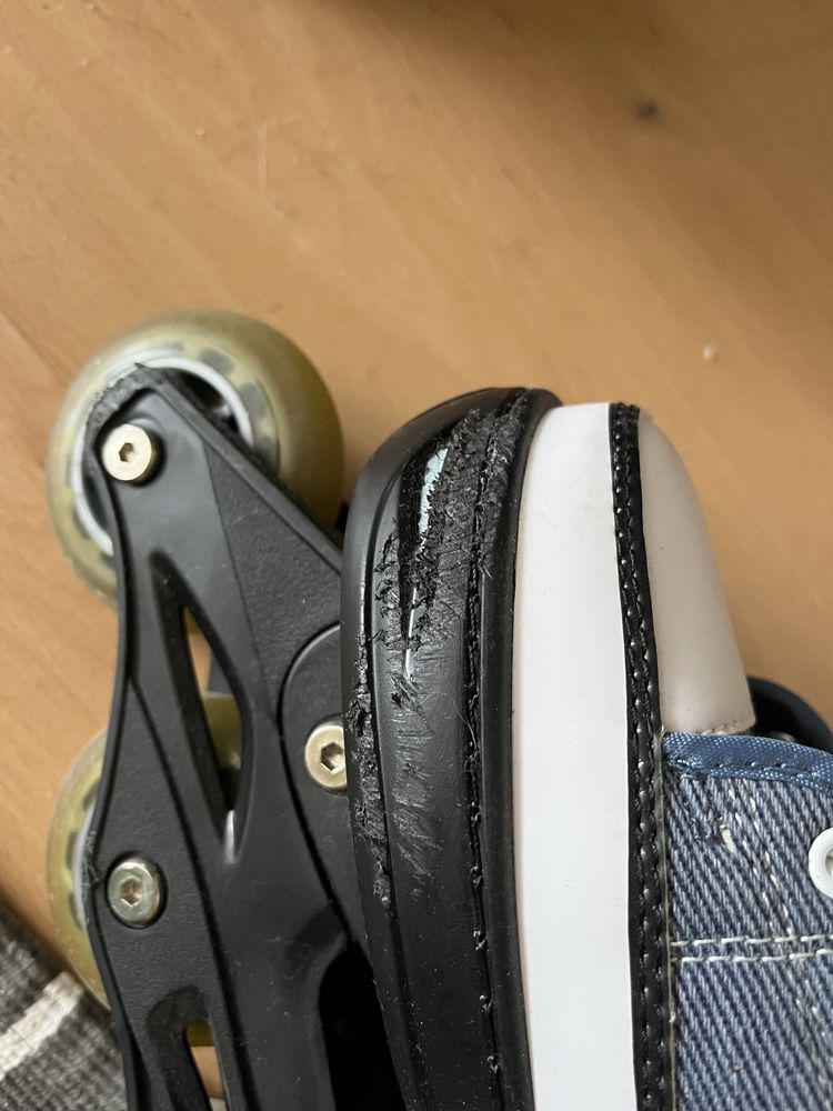 Patins em linha, ajustaveis no tamanho