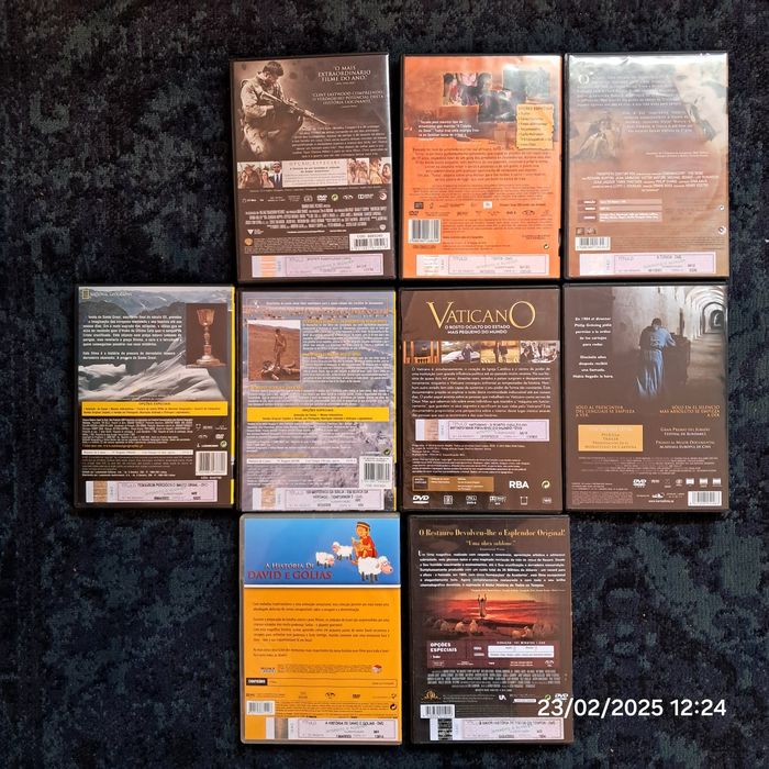 Colecção CDs e DVDs variados