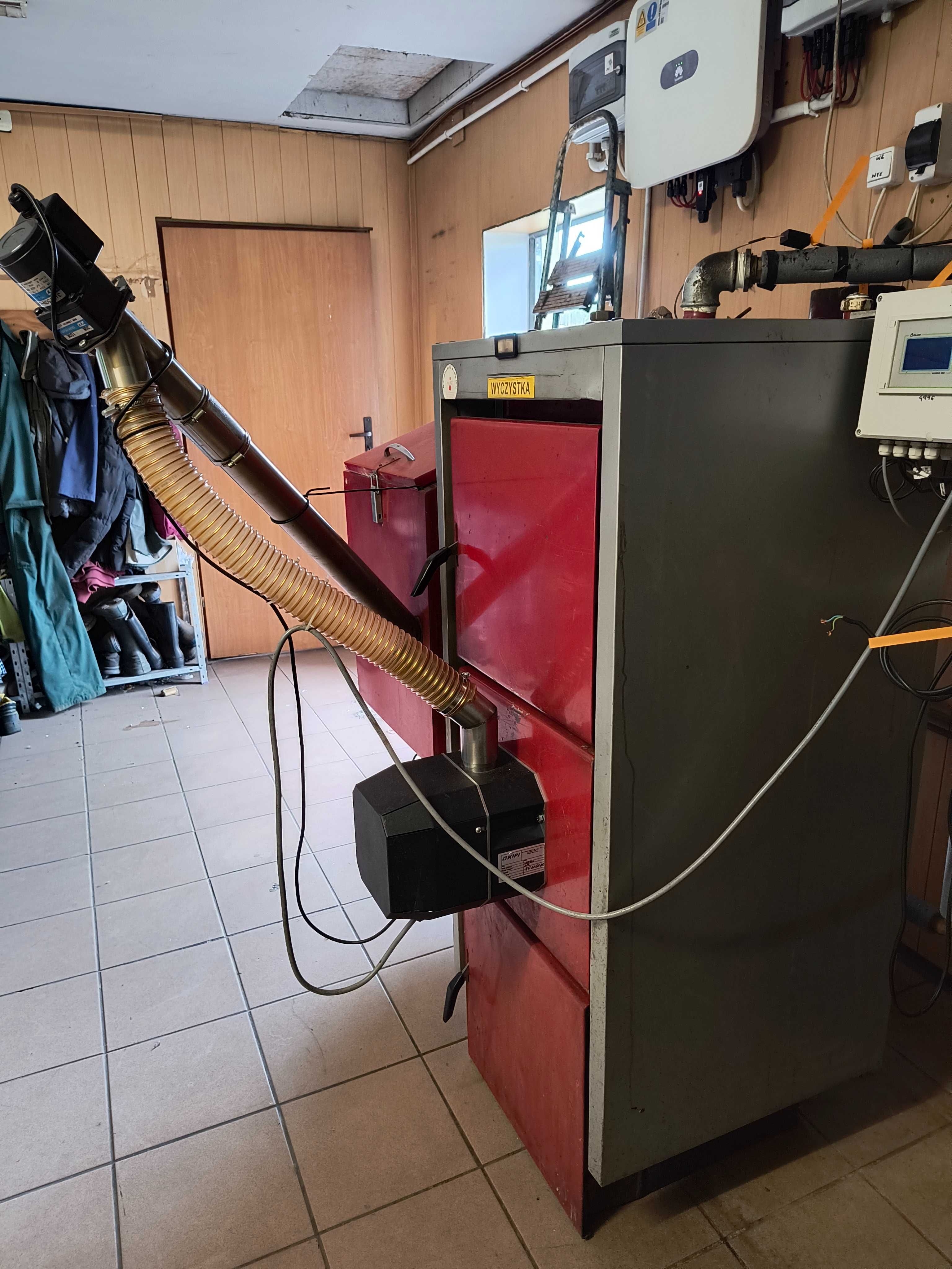 Piec CO na pellet z palnikiem obrotowym Kipi
