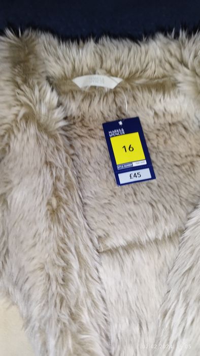 Kamizelka ze sztucznym futrem