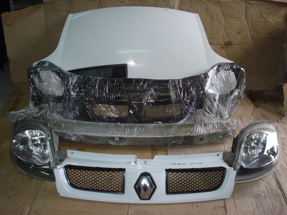 Фара на Renault Trafic Бампер Кузов Opel Vivaro Крыло Капот Комплект