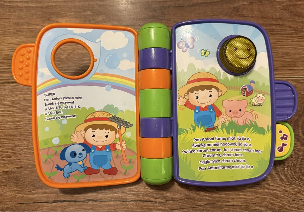 Zabawki interaktywne książeczka Vtech Moje pierwsze rymowanki pianinko