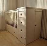 Łóżeczko+komoda Bellamy Paso Doble 3 w 1 120x60+materac