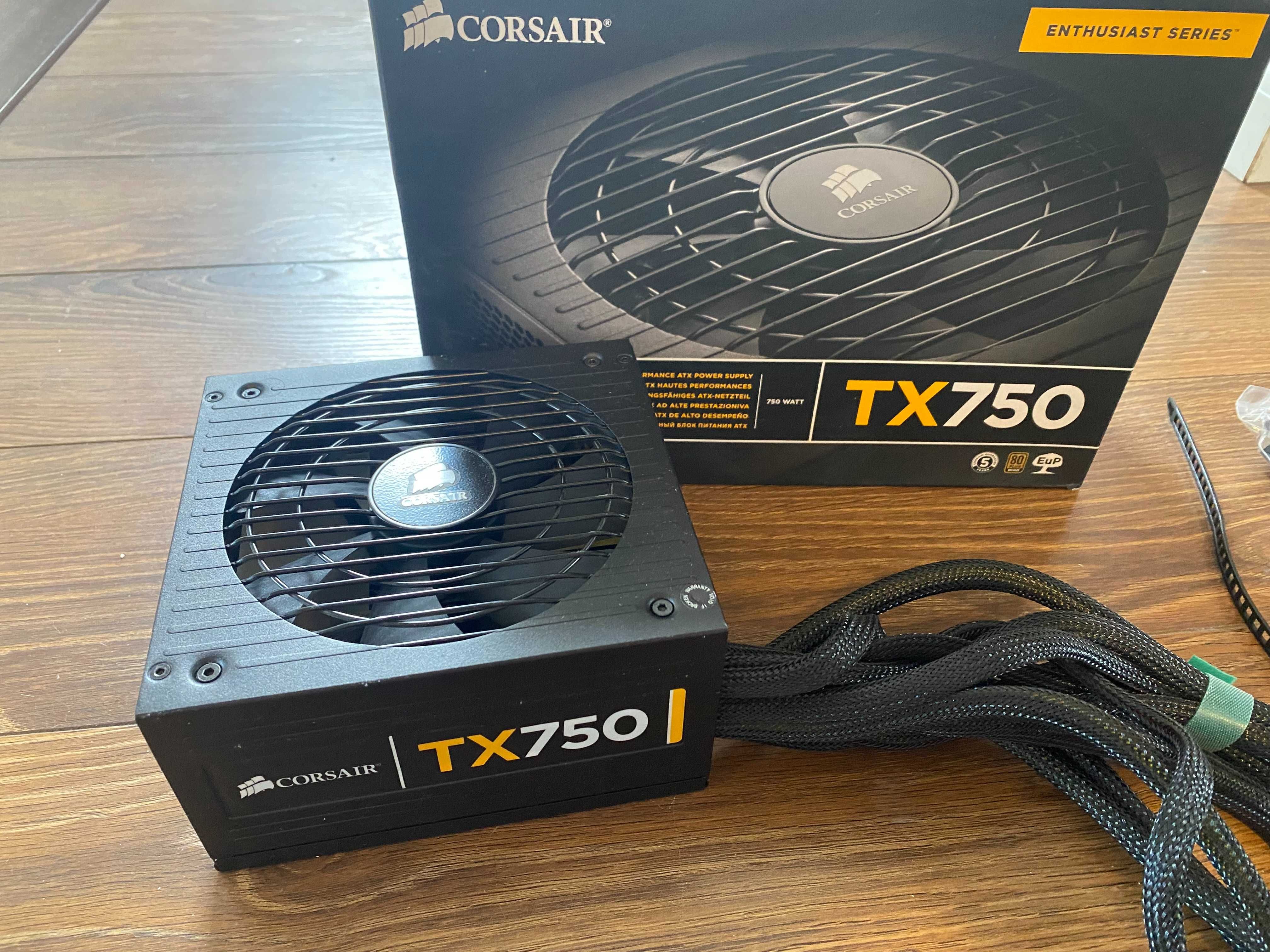 Zasilacz Corsair TX750 Enthusiast Series - Stan Bardzo Dobry!