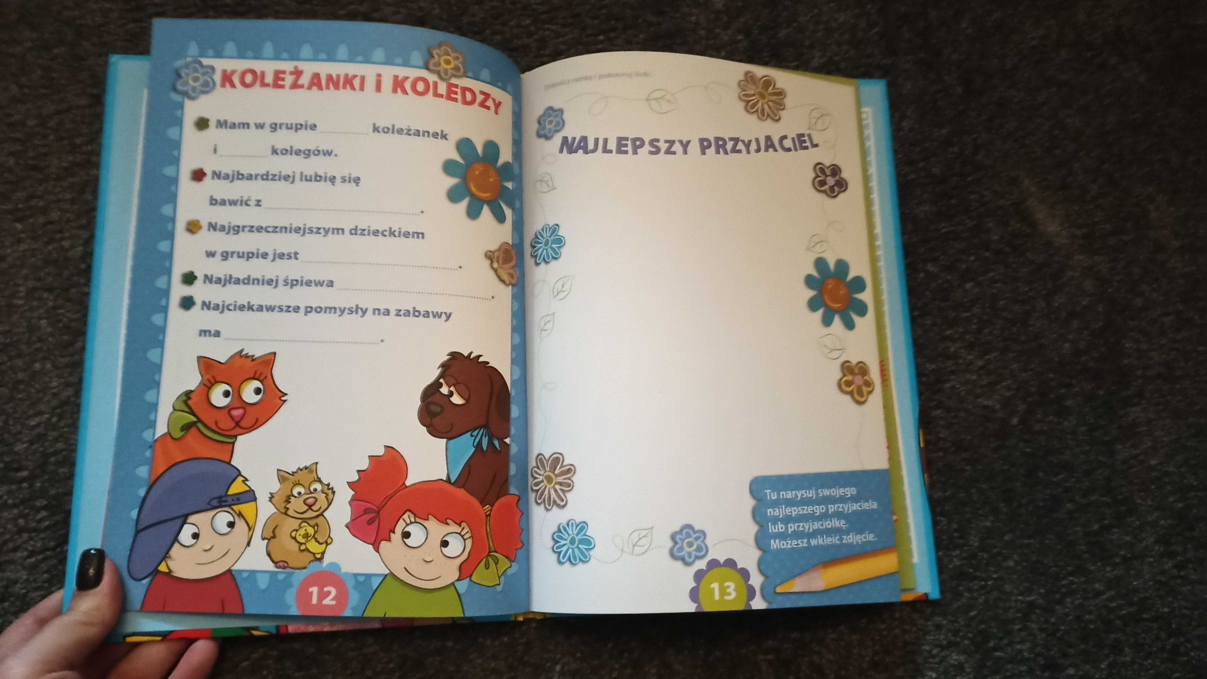 Nowy album przedszkolaka format a4, twarda oprawa