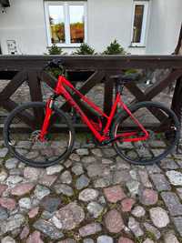 Damski rower crossowy CUBE curve pro, czerwony
