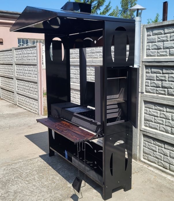 4мм! ХІТ СЕЗОНУ! Мангал з Дахом/Кришою + Коптильня + Піч під казан