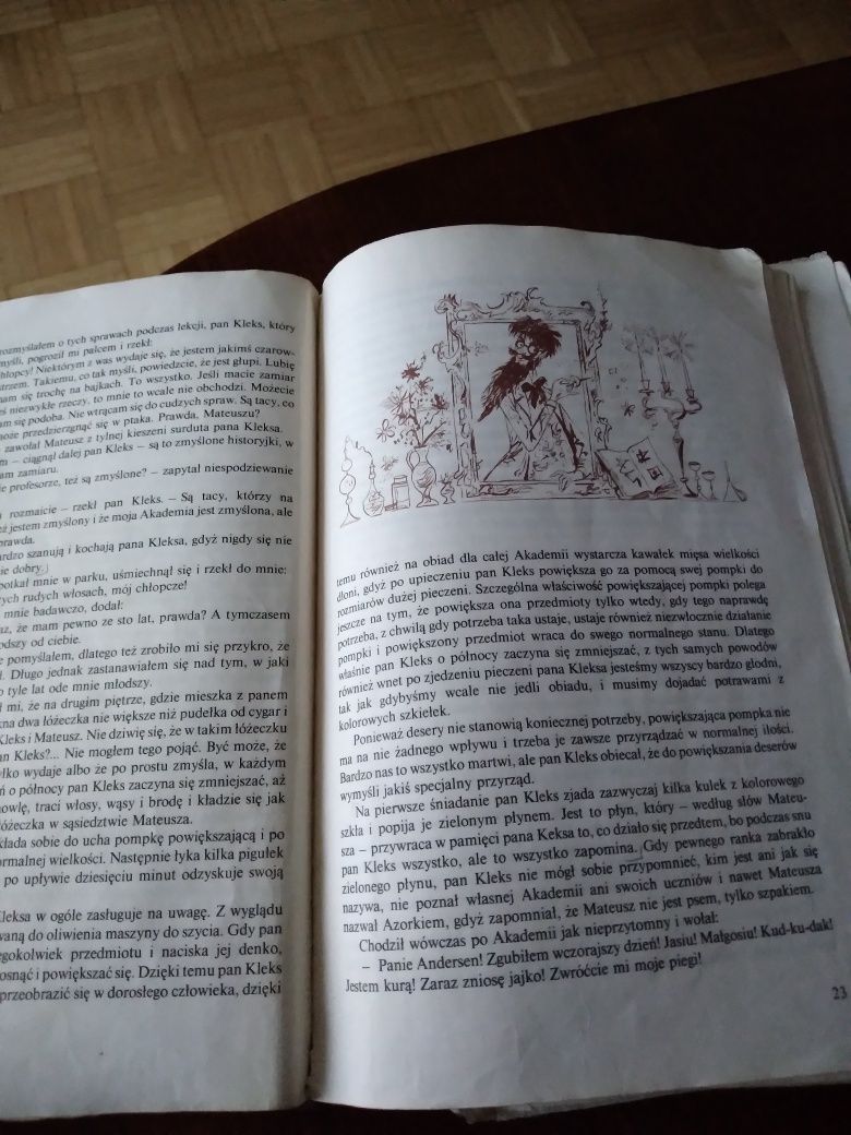 Stara ksiazka Pan Kleks Jan Brzechwa 1977r