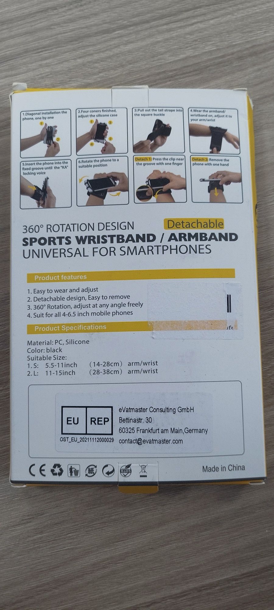 Opaska na telefon do uprawiania sportów