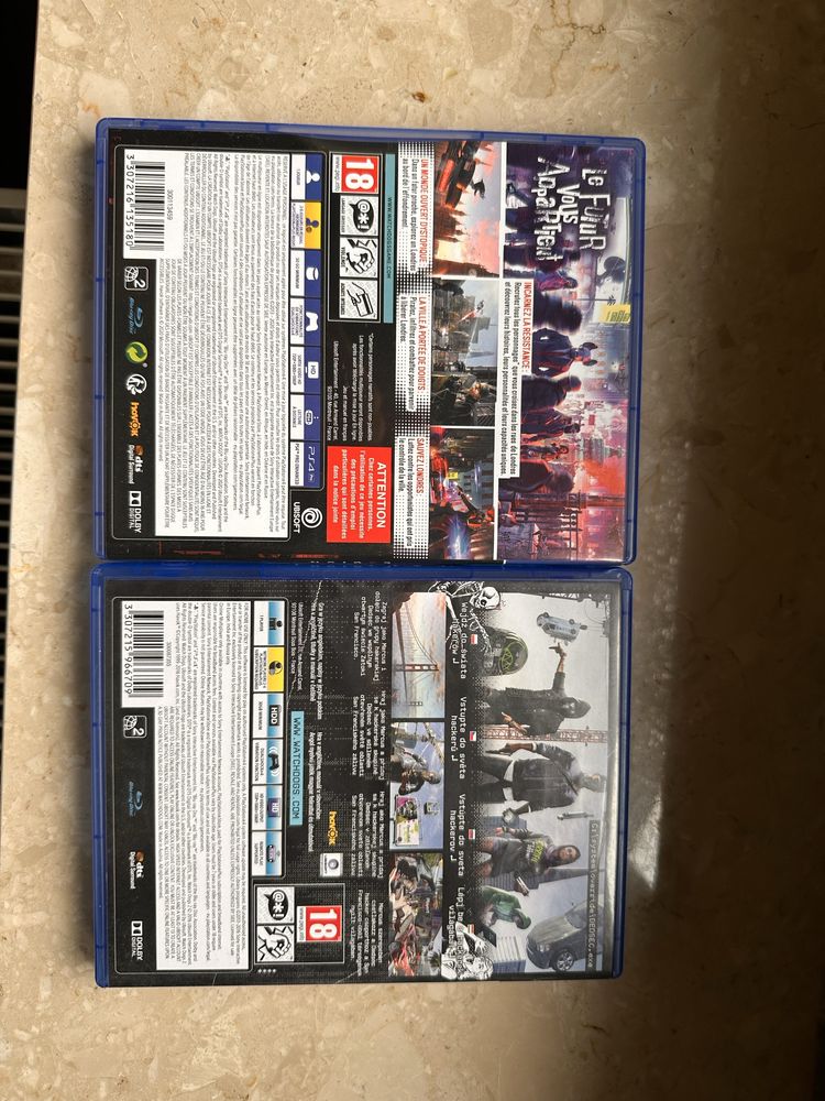 Zestaw Watch dogs legion/watch dogs 2 (PS4)