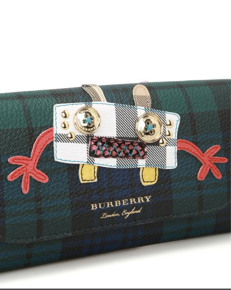 Super okazja Burberry henley tartan wallet super okazja -50%ceny