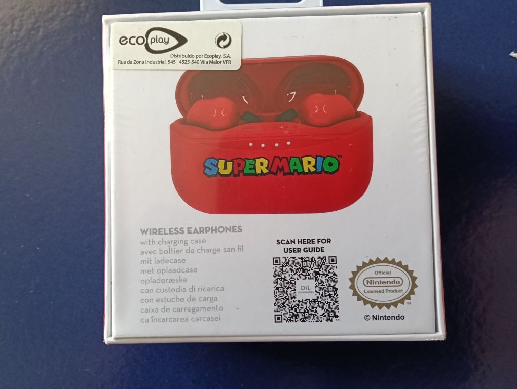 Auriculares wireless super Mario