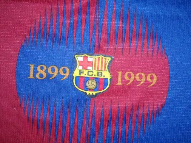 F.C.B. Barcelona Rivaldo retro vintage koszulka Rogers L
