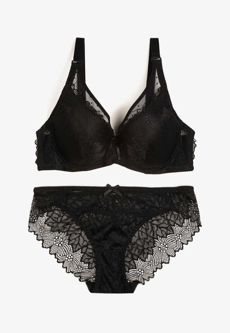 Zestaw Biustonosz push-up 75DD i majtki