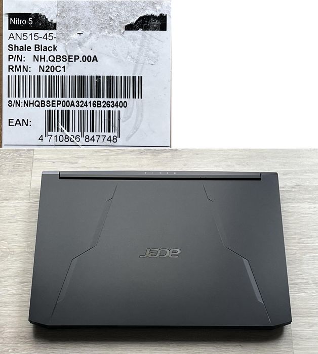 Laptop Gamingowy Acer Nitro 5 R7 5800H 16/1TB RTX3080 Win11 FV HDD 64h