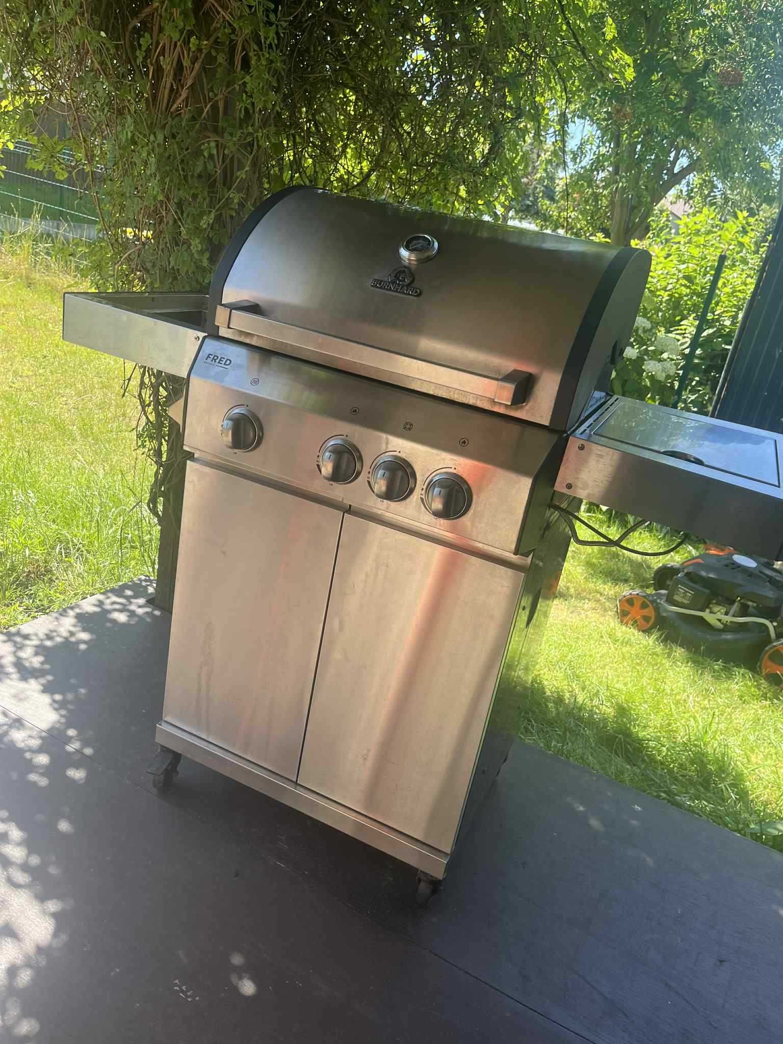 BURNHARD Gril Gazowy PREMIUM INOX 3.1  Okazja